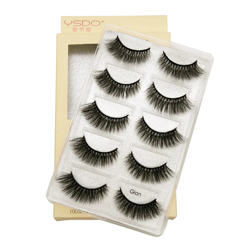 Faux Cils 3D Mink YSDO – Volume & Intensité | 3 ou 5 paires
